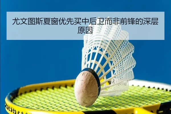 尤文图斯夏窗优先买中后卫而非前锋的深层原因